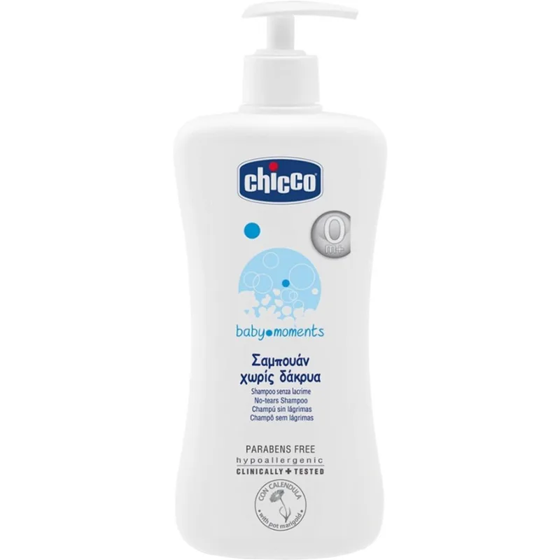 Chicco Baby Moments 0m+ No Tears Shampoo Σαμπουάν για Βρέφη Κατάλληλο από τη Γέννηση που δεν Ερεθίζει τα Μάτια 300ml
