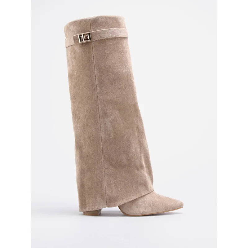 Μπότες με τακούνι La Modeuse 77232_P182977