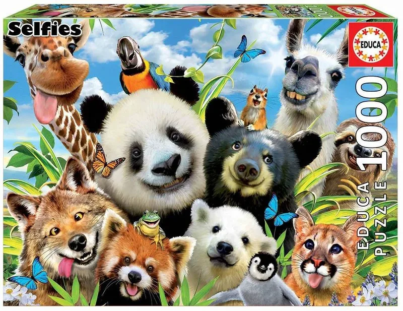 EDUCA PUZZLE LLAMA DRAMA SELFIE 1000TMX (Π.018.117)