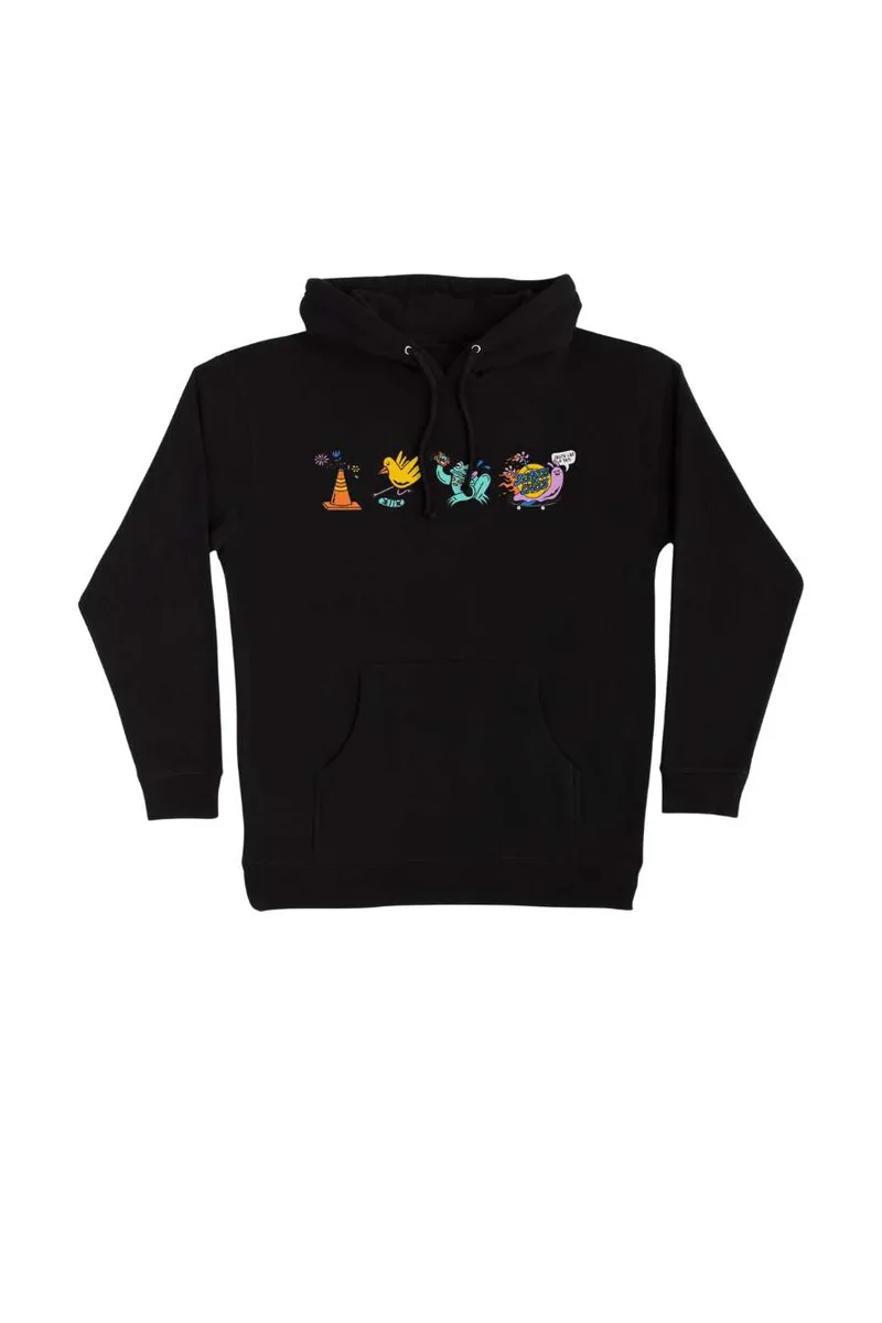 SANTA CRUZ Φούτερ με Κουκούλα Skate Like A Girl - ΜΑΥΡΟ-SCR-HDY-0107-BLACK