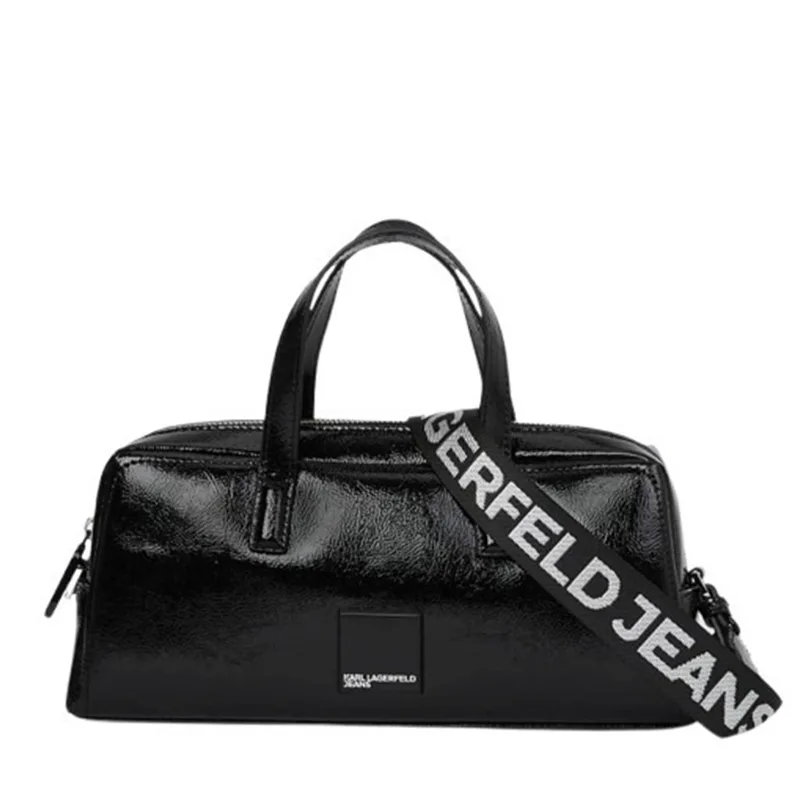 Γυναικεία Bowling Glossy Τσάντα Μαύρη Karl Lagerfeld Jeans B1W30144-999 BLACK