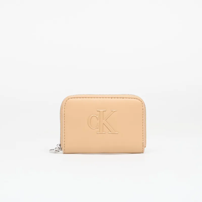 Πορτοφόλι Calvin Klein Bold Ck Medium Zip Around Tannin Universal