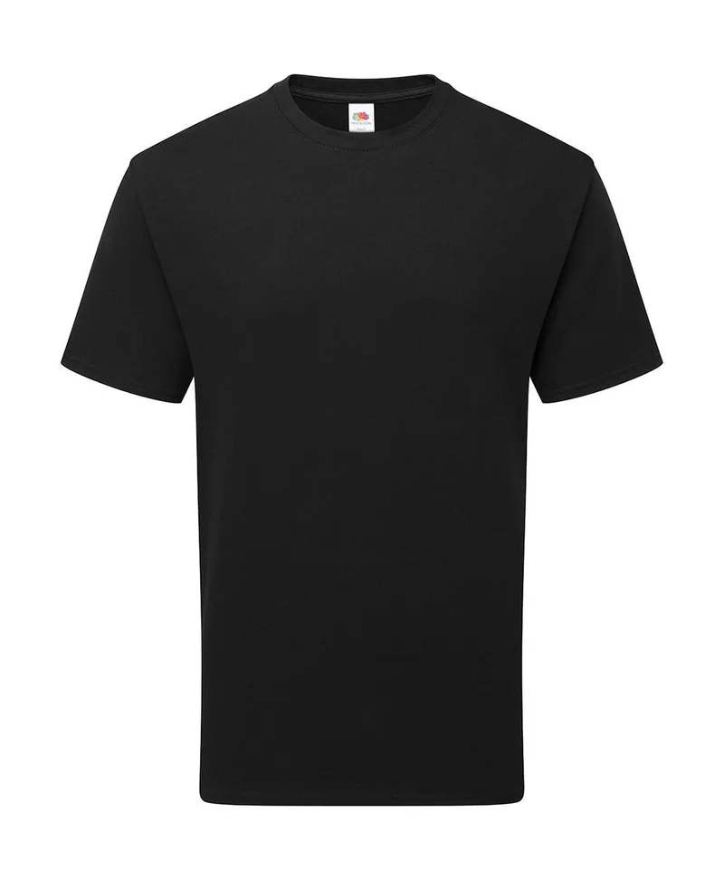 Pure Cotton T-Shirt Fruit of the Loom 061362 Black