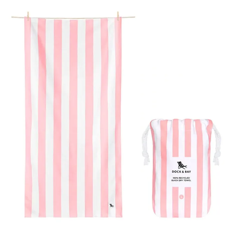 Dock & Bay Quick Dry Beach Towel - Malibu Ροζ XL (200cm x 90cm)