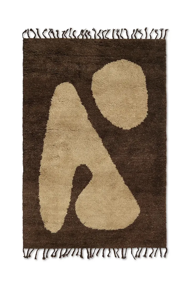 Μάλλινο χαλί ferm LIVING Abstract Rug 80 x 120 cm