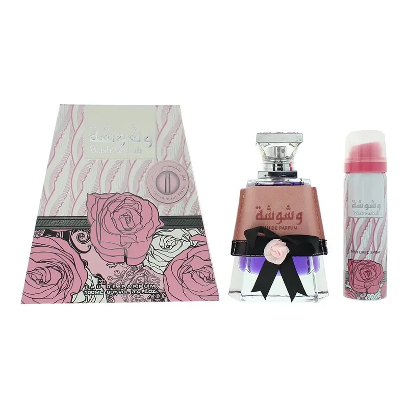 Lattafa Washwashah Eau De Parfum (100ml) + Deodorant Body Spray (50ml)