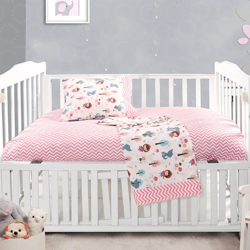 Σεντόνια Κούνιας Με Λάστιχο Σετ Beauty Home 5178 Red Hood 70x140+15