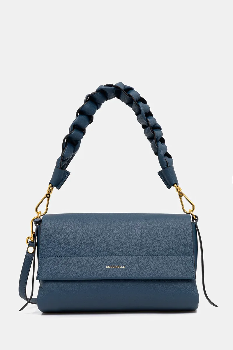 Δερμάτινη τσάντα Coccinelle BOHEME GRANA DOUBLE