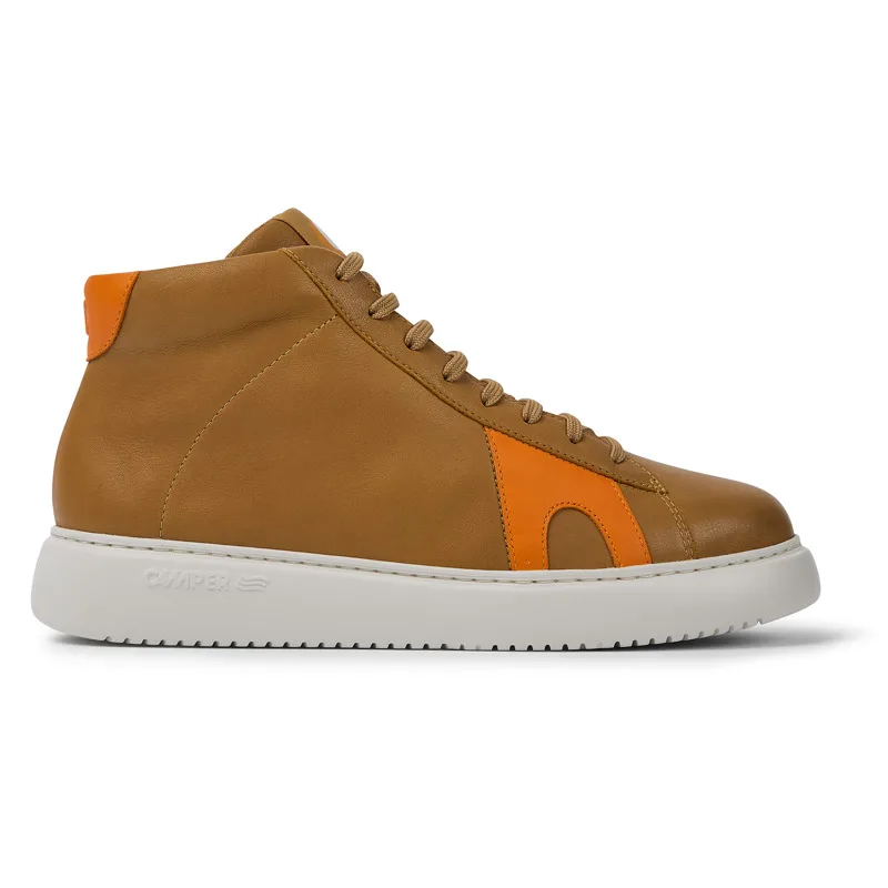 CAMPER Runner K21 - Μποτάκια Για Ανδρικα - Καφέ, Μέγεθος 42, Smooth leather