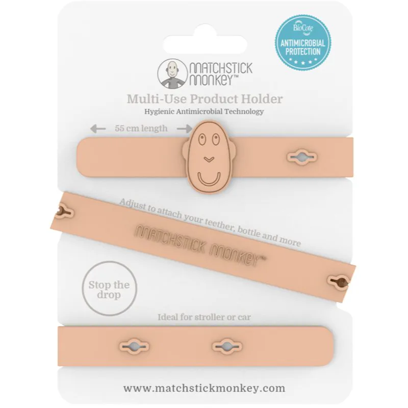 Matchstick Monkey Multi-Use Product Holder πολυλειτουργικό κλιπ Dusty Ροζ 1 τμχ
