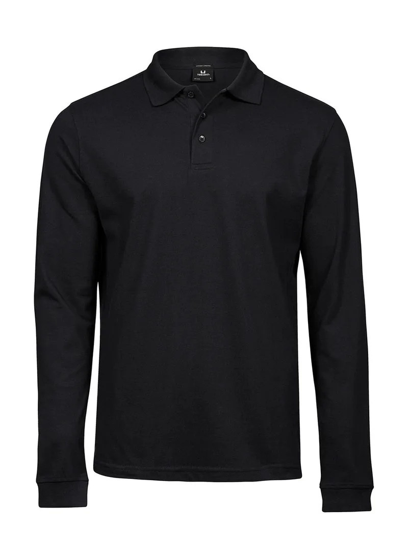 Μακρυμάνικη Μπλούζα Polo 1406 Tee Jays Luxury LS Stretch Black