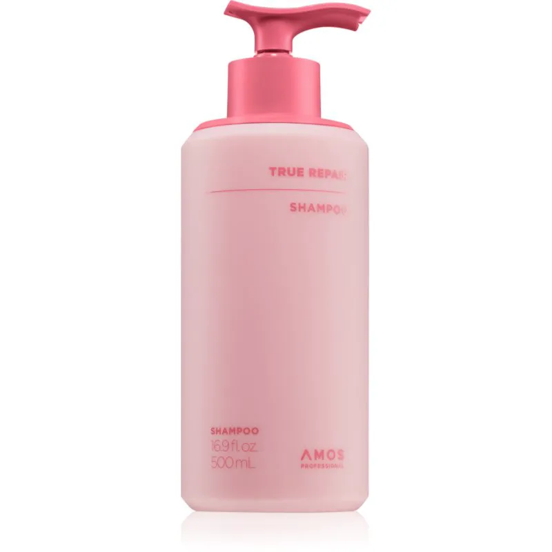 AMOS PROFESSIONAL True Repair Shampoo σαμπουάν για εξομάλυνση και αποκατάσταση κατεστραμένων μαλλιών 500 ml