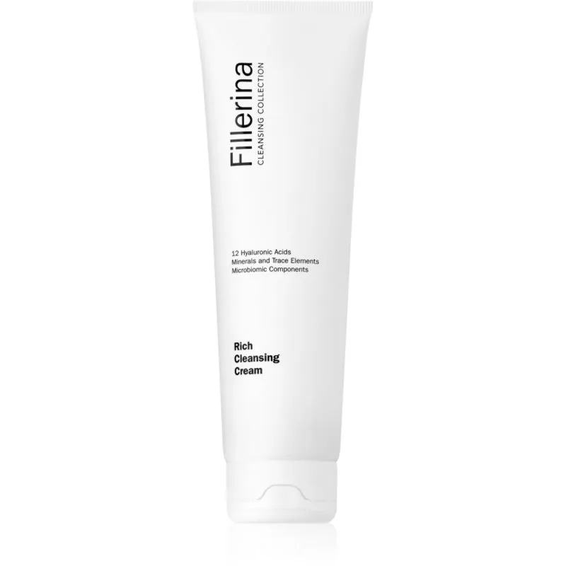 Fillerina Cleansing Rich Cleansing Cream γαλάκτωμα αφαίρεσης μακιγιάζ για όλους τους τύπους επιδερμίδας ακόμα και ευαίσθητης 150 ml