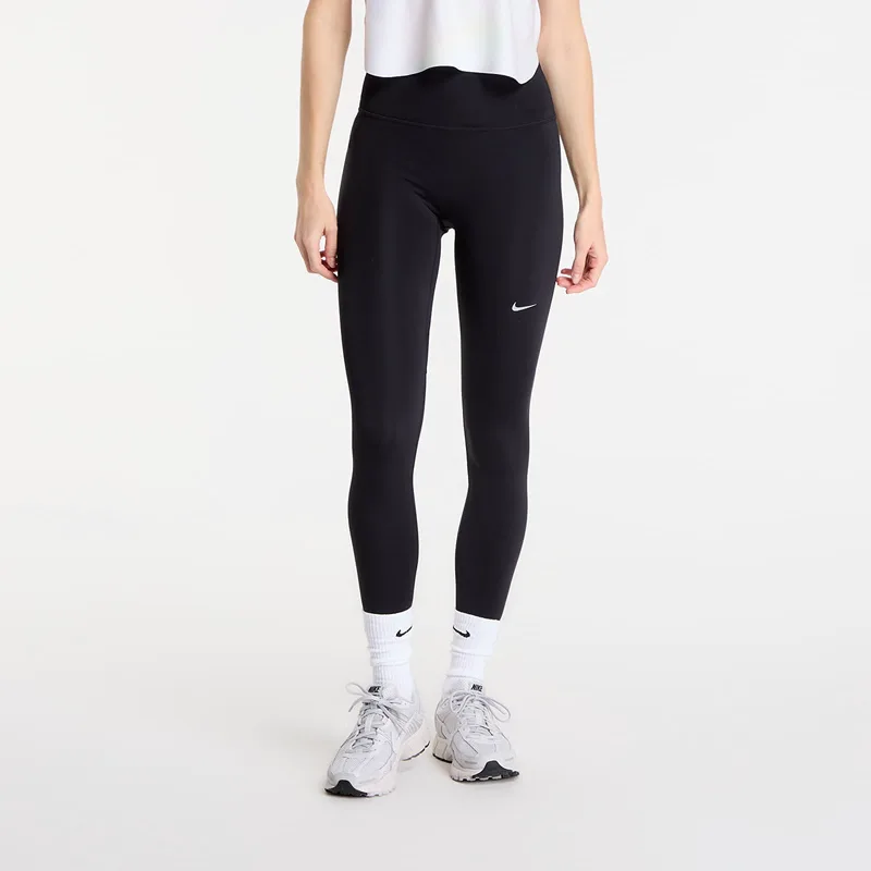 Κολάν Nike Tempo Women's High-Waisted 7/8 Running Leggings Black/ Reflective Silv XS