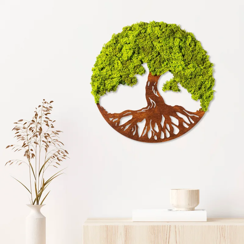 Διακοσμητικό Τοίχου Tree Of Life 3 931Ntr1109 44x1x44 cm
