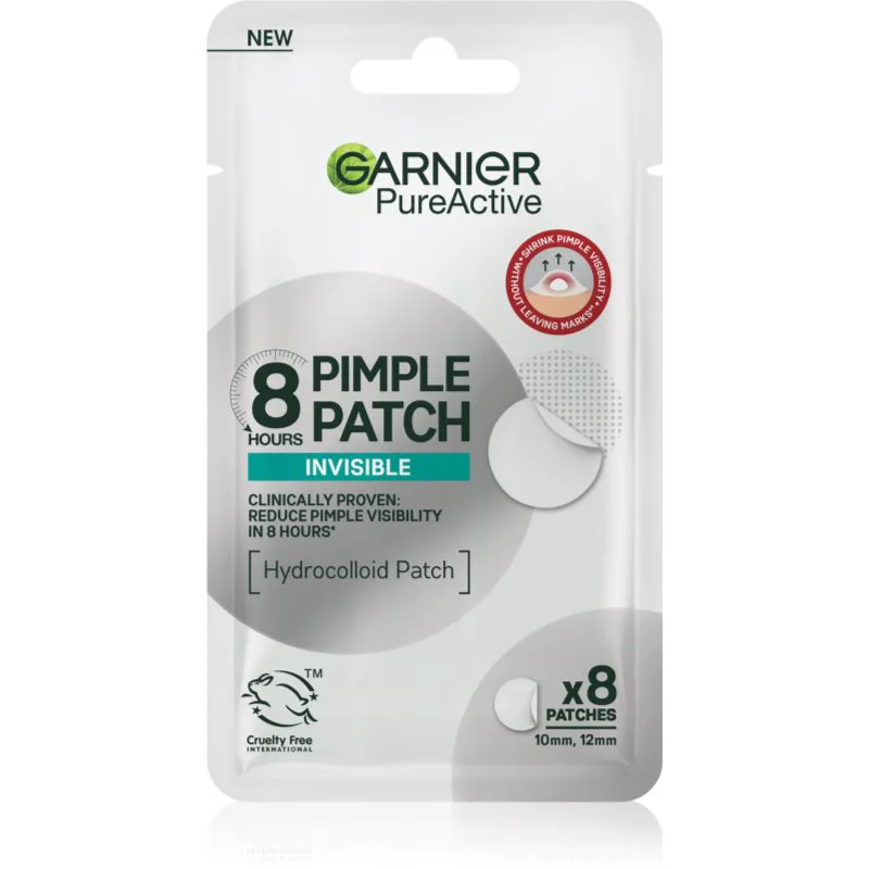 Garnier Pure Active Pimple Patch έμπλαστρα για προβληματκή επιδερμίδα κατά της ακμής 8 τμχ