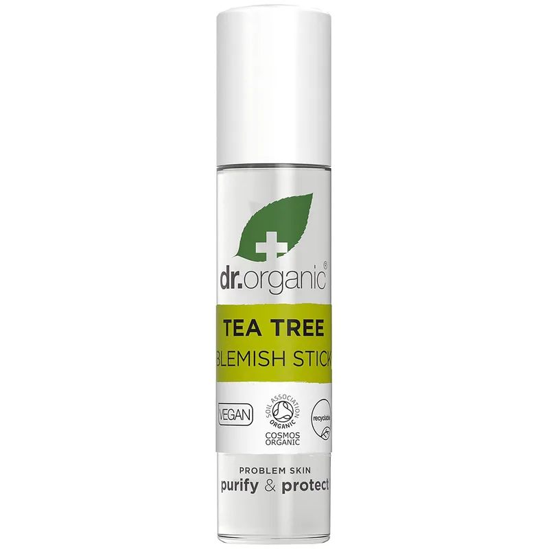 Dr Organic Tea Tree Blemish Stick 8ml,Καταπραϋντικό Στικ για τις Ατέλειες του Προσώπου με Έλαιο Ταϊόδεντρου