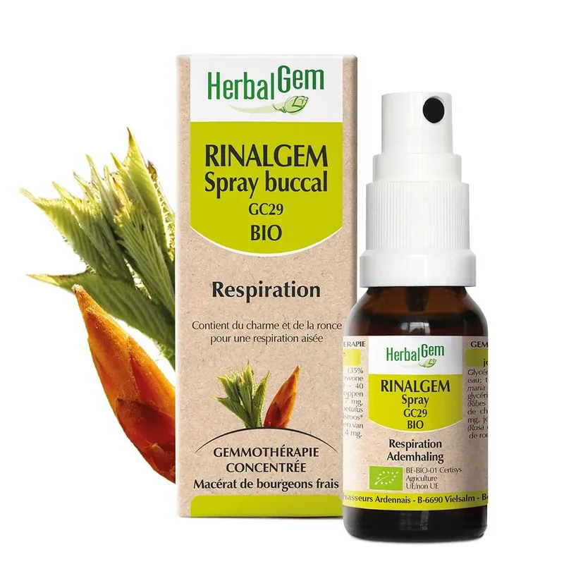 Herbalgem Gemmotherapy Complexes Rinalgem Breathing Spray Bio 15ml