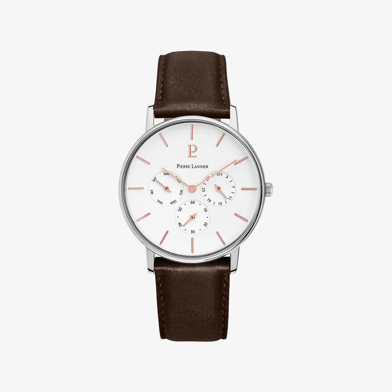Ρολόγια Pierre Lannier Wrist Watch Lecaré 208G104 Silver Universal