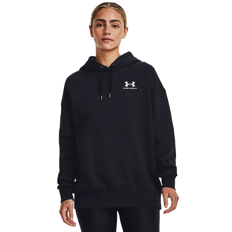 Φούτερ Under Armour Icon Fleece OS Hoodie Black/ White M