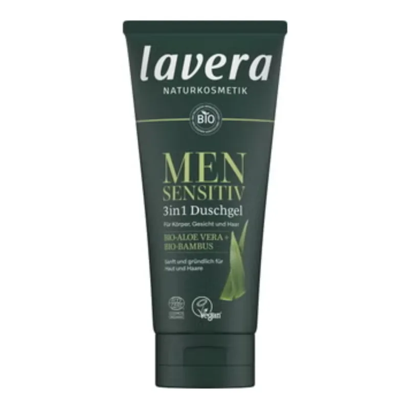 Lavera Men Sensitiv 3in1 Shampoo Shower, 200 ml