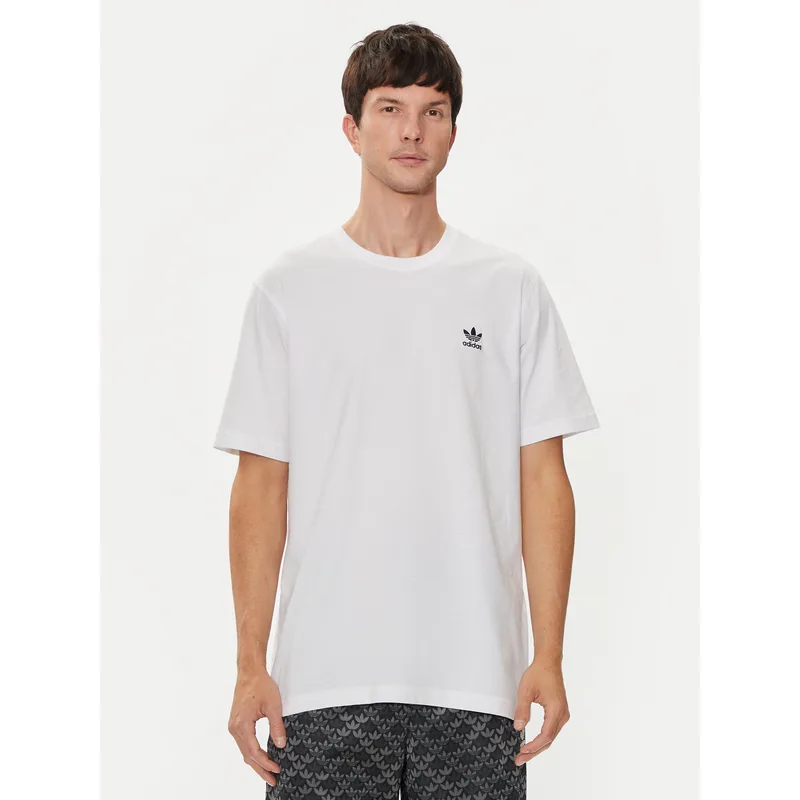 adidas T-Shirt Trefoil Essentials IZ2098 Λευκό Regular Fit