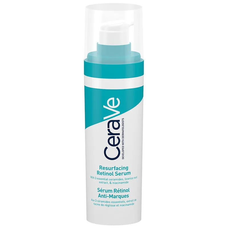 CeraVe Resurfacing Retinol Serum Ενυδατικός Ορός Ρετινόλης για πιο Λεία, Φωτεινή & Ομοιόμορφη Επιδερμίδα μετά από Ακμή 30ml