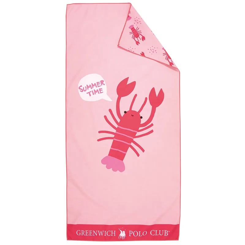 Greenwich polo club junior πετσετα θαλασσησ 70χ140 4040 pink