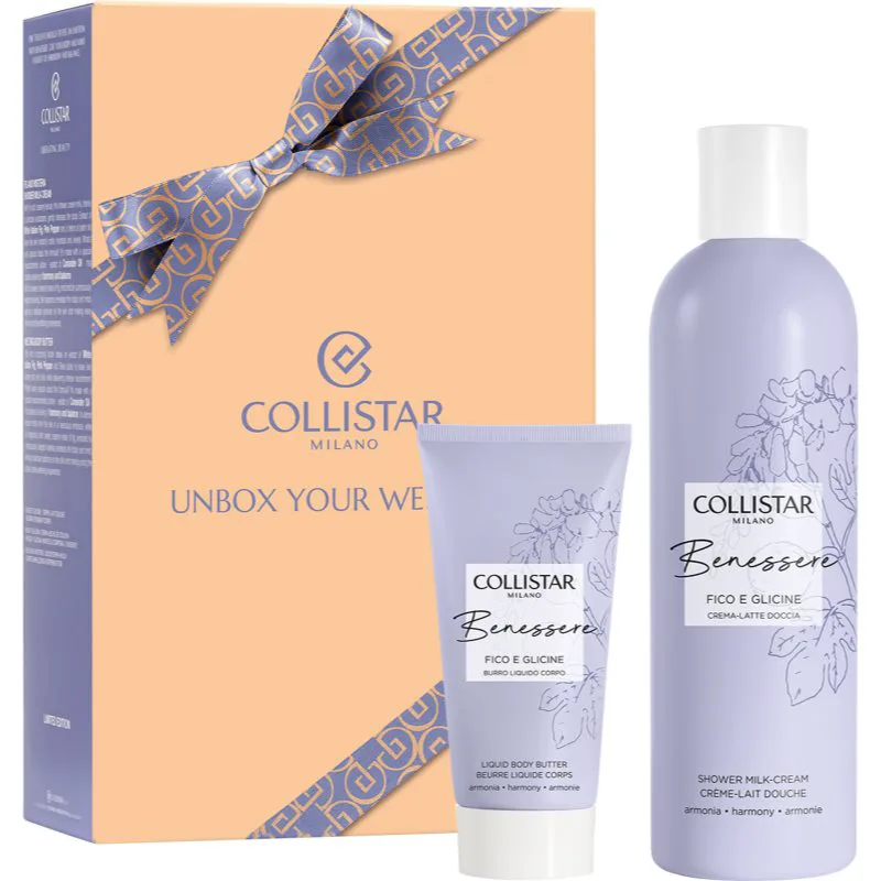 Collistar Benessere Fig and Wisteria Gift Set σετ δώρου με άρωμα