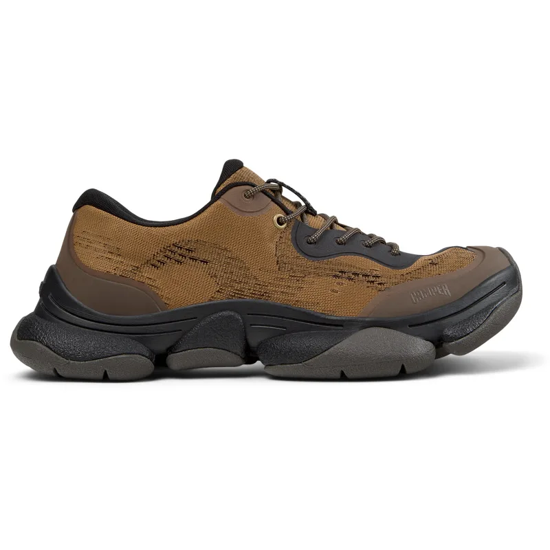 CAMPER Karst 2 - Casual παπούτσια Για Ανδρικα - Καφέ,Μαύρο, Μέγεθος 42, Cotton fabric