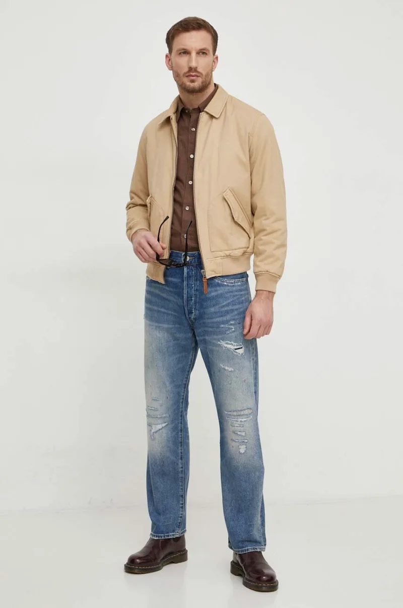 Βαμβακερό σακάκι Pepe Jeans VACHEL