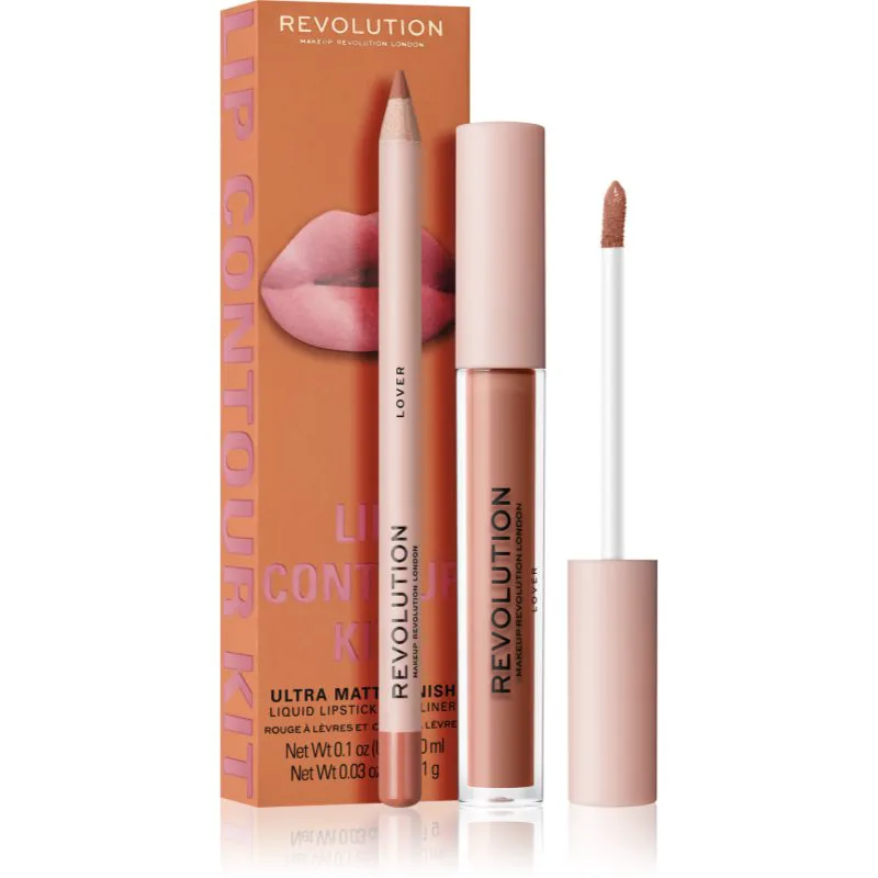 Revolution Lip Contour Kit σετ για τα χείλη απόχρωση Lover