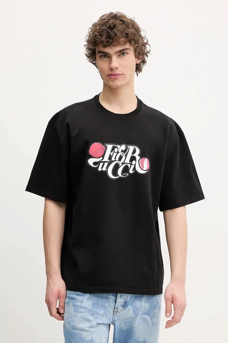 Βαμβακερό μπλουζάκι Fiorucci Curly Lollipop Logo Boxy T-Shirt