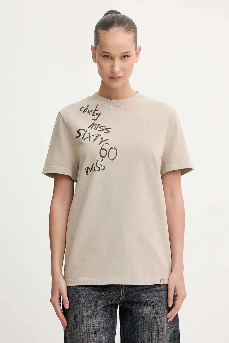 Βαμβακερό μπλουζάκι Miss Sixty