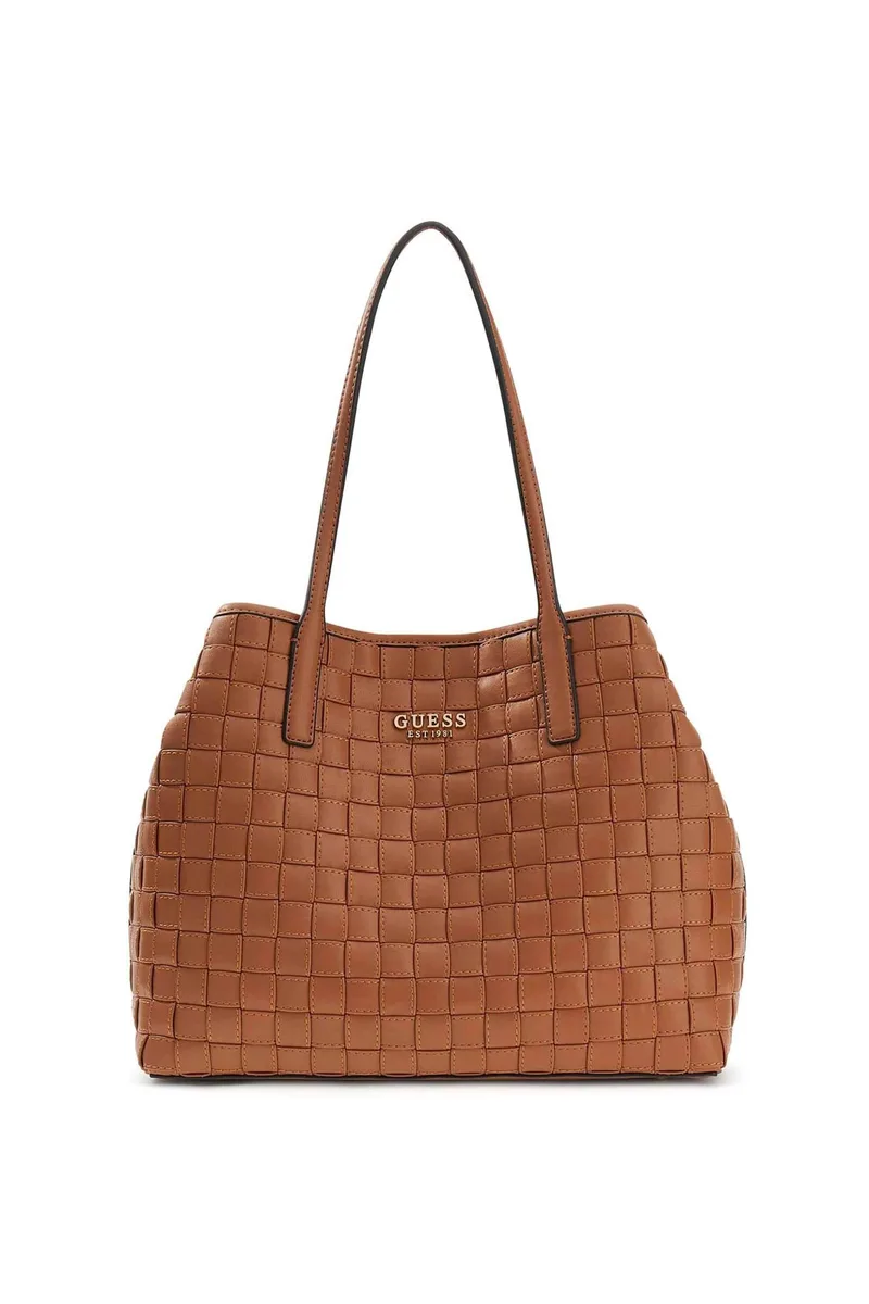 Guess γυναικεία τσάντα tote με πλεκτό σχέδιο και λογότυπο "Sandy" - HWWG8418230 Ταμπά