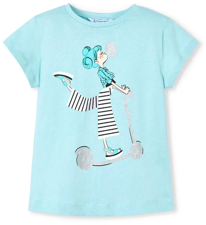 ΜΠΛΟΥΖΑ MAYORAL GIRL PRINT T-SHIRT ΦΥΣΤΙΚΙ (92 CM)-(2 ΕΤΩΝ)