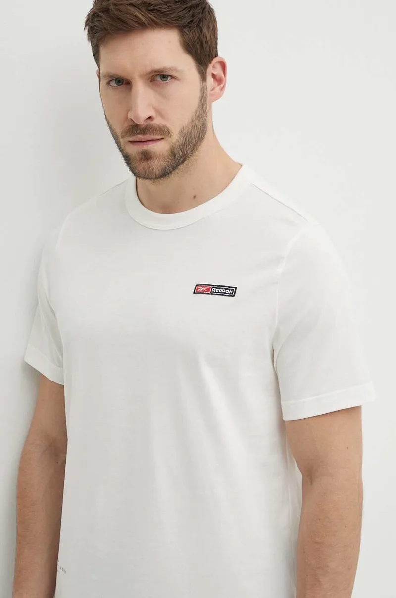 Βαμβακερό μπλουζάκι Reebok