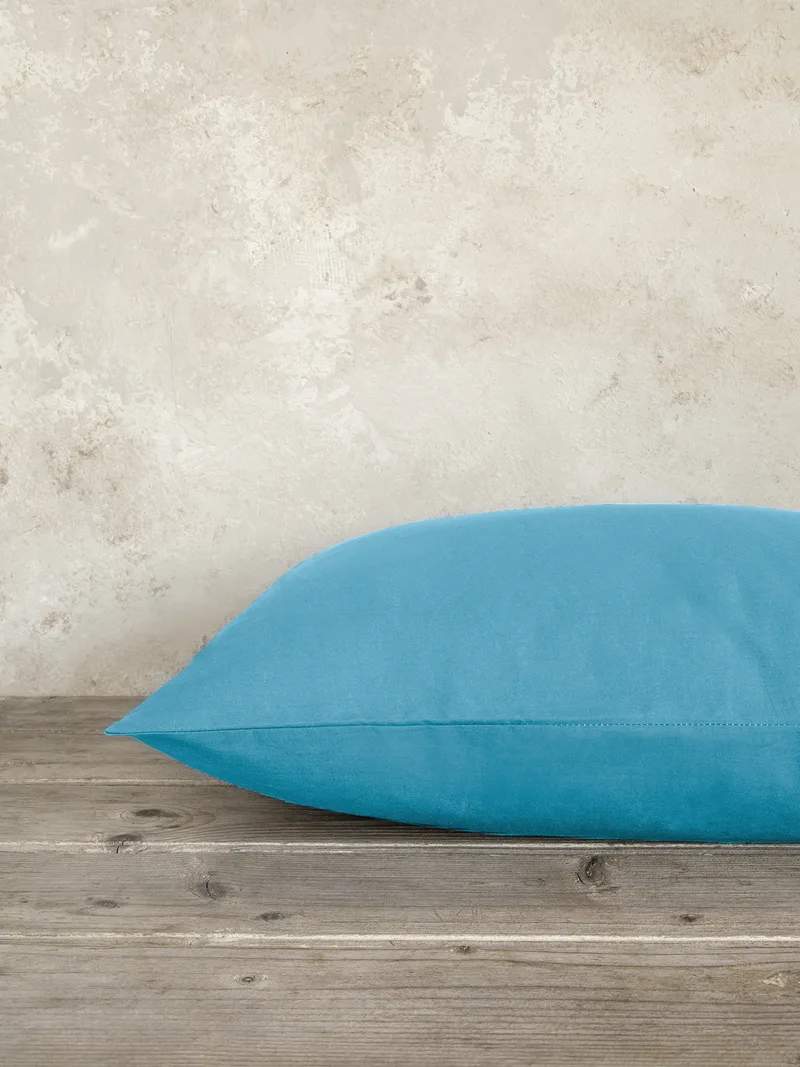 Σετ Μαξιλαροθήκες 2 Τεμαχίων Nima Petrol Blue 52x72