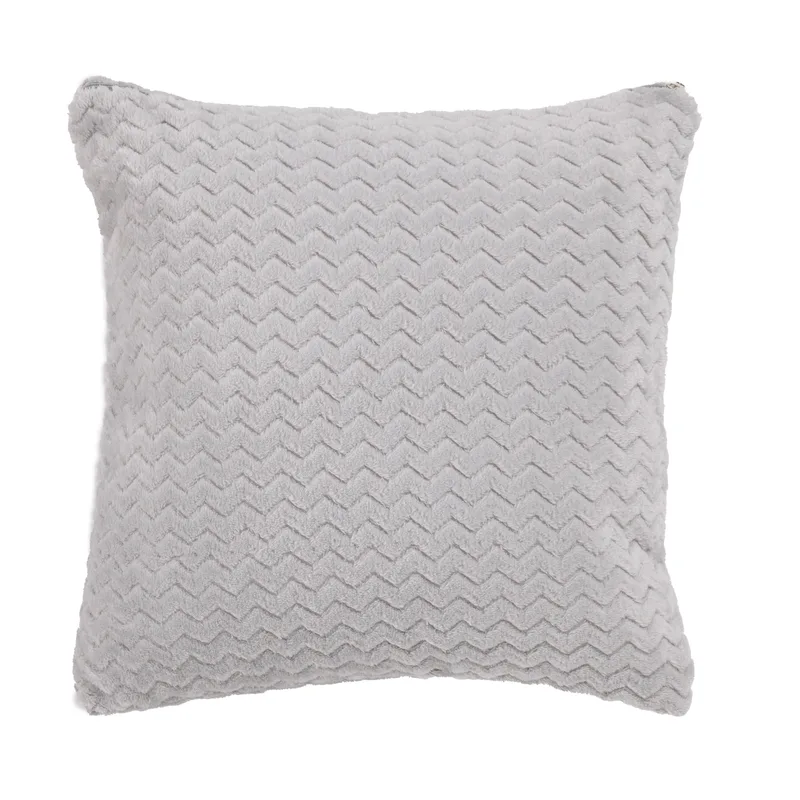 Διακοσμητικό Μαξιλάρι Fleece 40x40εκ. Throws 1368 Grey Das Home (Ύφασμα: Polyester, Χρώμα: Γκρι) - Das Home - 533540401368