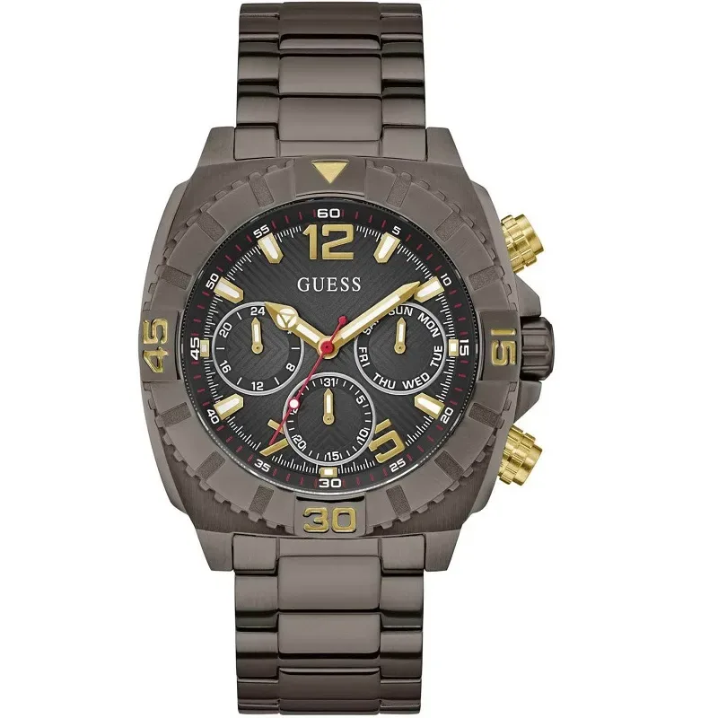 Ανδρικό ρολόι Guess Traction Quartz Multifuction Ακριβείας GW0800G2 GW0800G2 Ατσάλι