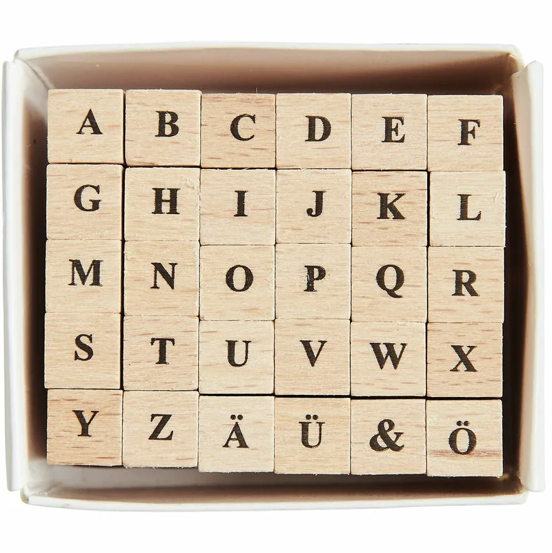 Mini Στάμπες Σετ Γραμμάτων A-Z