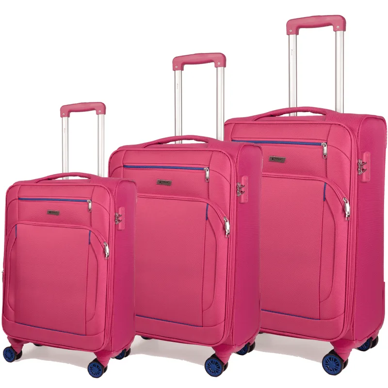 Βαλίτσες trolley (σετ 3 τεμαχίων) Spectra Cardinal 5000 ροζ