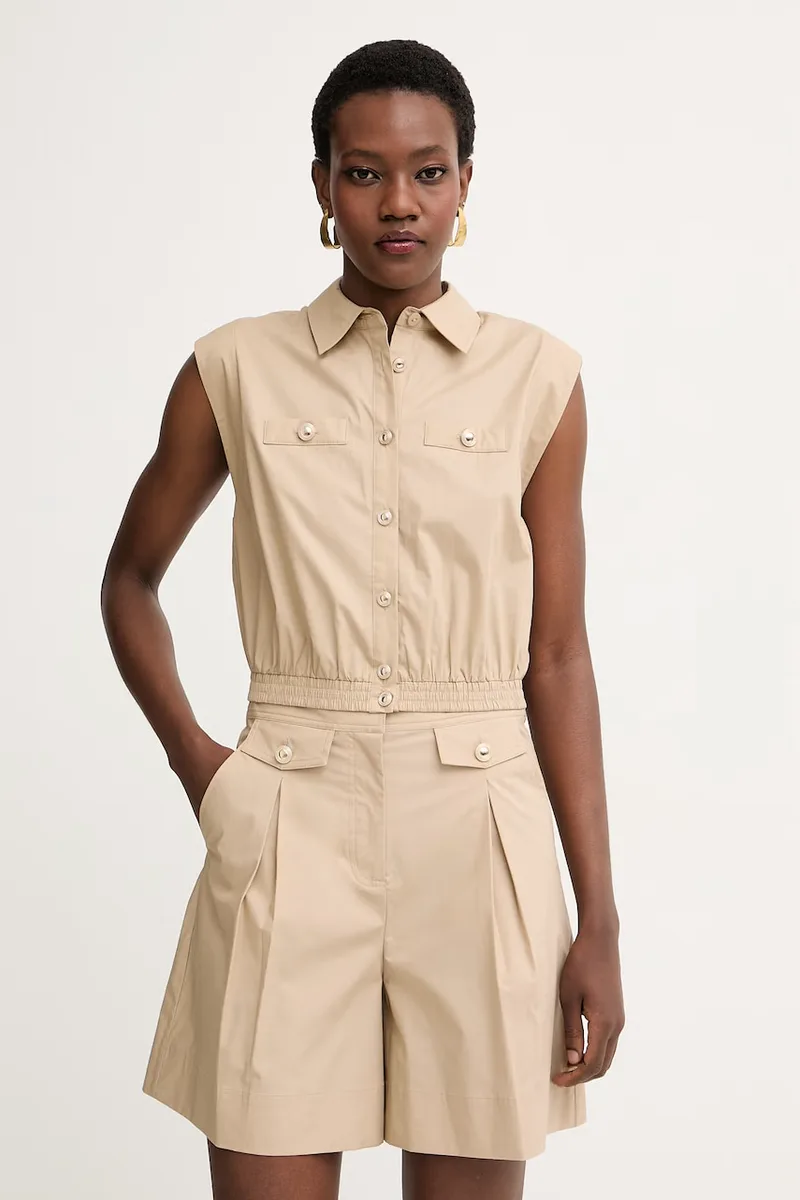 Twinset πουκάμισο γυναικείο με βαμβάκι
