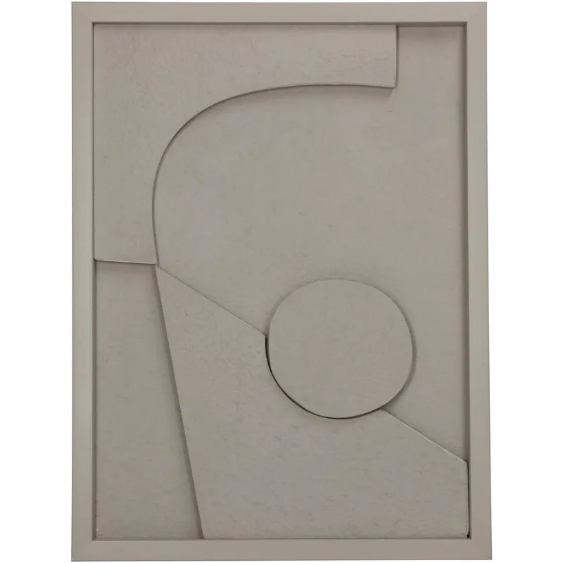 Διακοσμητικό Τοίχου ArteLibre Μπεζ Χαρτί 30x3x40cm
