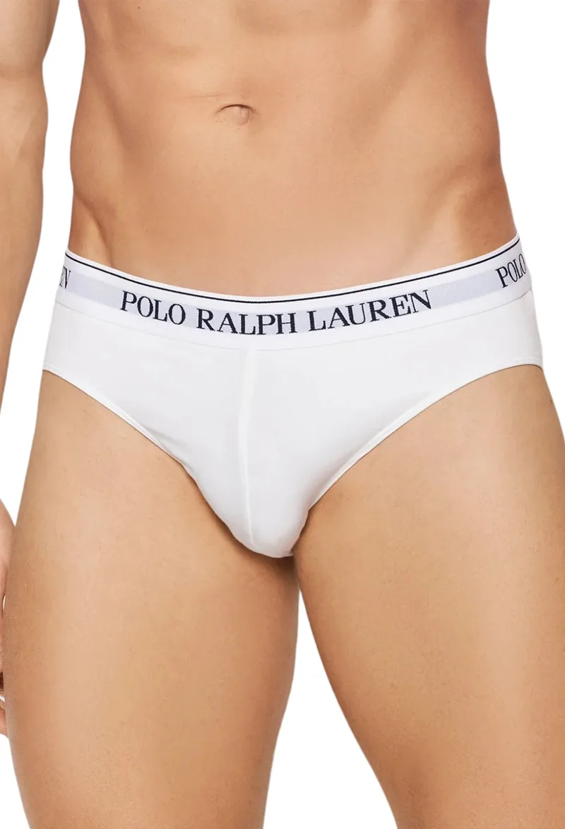 Σλιπ Polo Ralph Lauren Low Rise -3 Pack 714835884001-White Ανδρικό