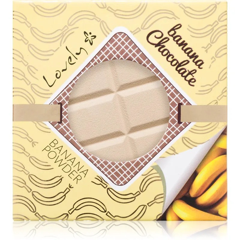 Lovely Banana Chocolate συμπαγής πούδρα για ενοποίηση τόνου της απόχρωσης δέρματος 9 γρ