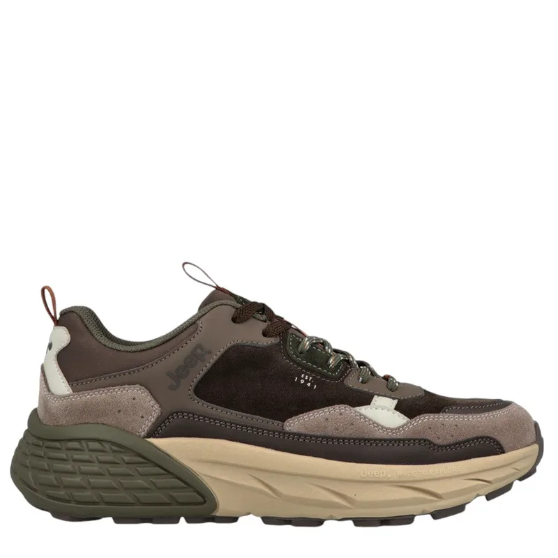 JEEP GROOVE Sneaker 41-46 / JP52570A - ΚΑΦΕ/ΧΑΚΙ