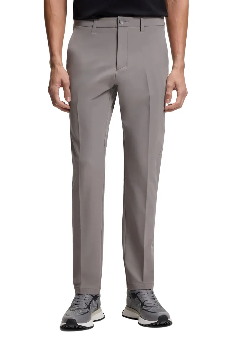 BOSS Υφασμάτινο Παντελόνι Commuter - 50534303 063 Open Grey