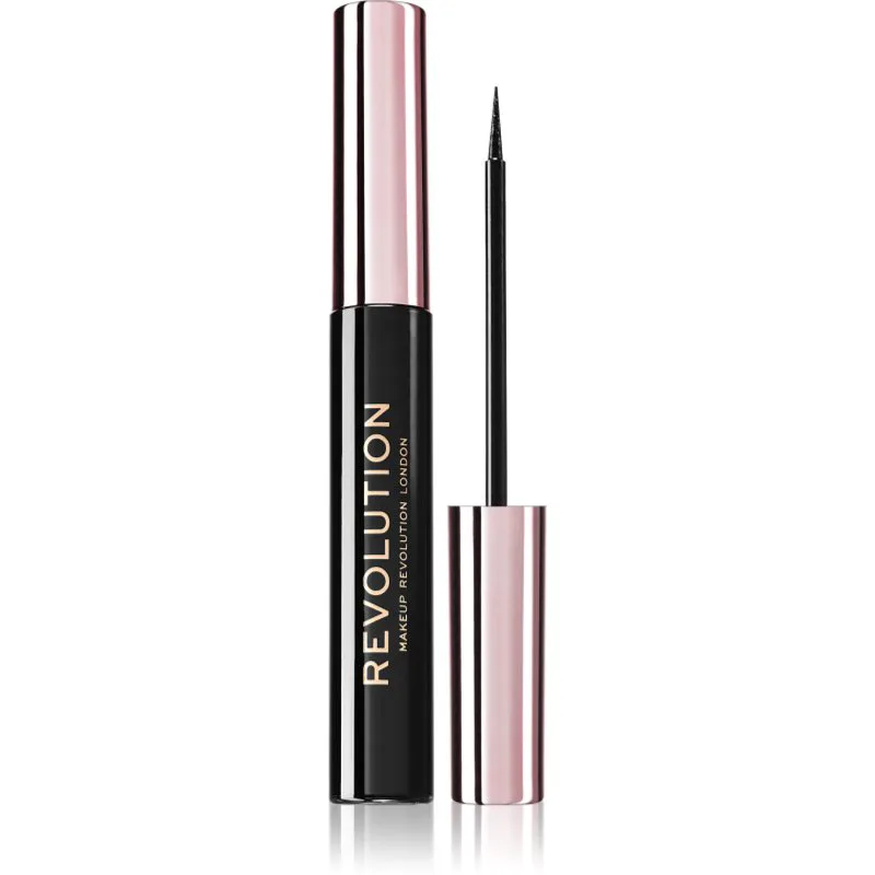 Revolution Super Flick λάινερ ματιών απόχρωση Black 4.5 ml