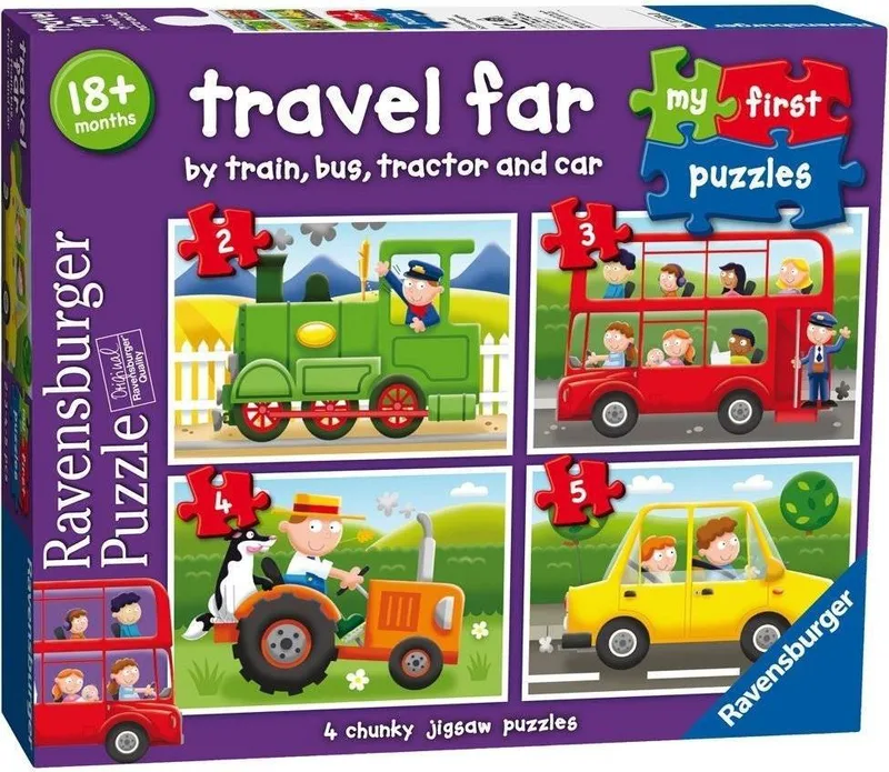 TRAVEL FAR RAVENSBURGER (2-3-4-5) 14 ΚΟΜΜΑΤΙΑ